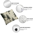 thumbnail image 4 of SHANXI Christmas Chirstmas Tree Decorations Winter Holiday Farmhouse Pillow Case Decor for Home Sofa Couch 12x12in, 4 of 5