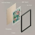 thumbnail image 2 of PixonSign Framed Canvas Print Wall Art Set - Market Abstract Floral Botanical Posters - Set of 9 Boho Pastel Nature Wildflowers Wall Décor for Living Room, Bedroom, Office - 8"x10" Black, 2 of 5