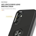 thumbnail image 3 of Samsung Galaxy A34 5G Cover Military Grade Shockproof Heavy Duty Protective Phone Case with Kickstand for Samsung Galaxy A34 5G, Black, 3 of 6