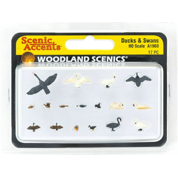Woodland Scenics Ducks And Swans-HO-Scale