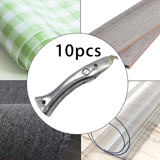 10 Cuchillos Cortadores De Suelo De PVC Con Forma De , Mango De Aleación De Aluminio DYNWAVEMX cortador de piso