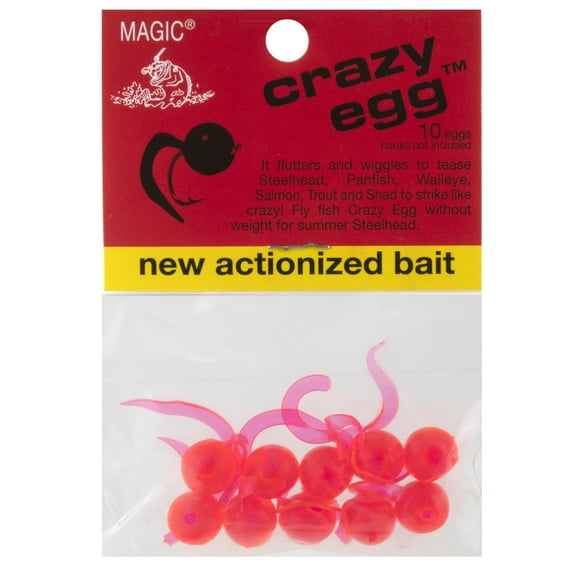 Magic Crazy Eggs, Red, 10 Count