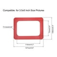 thumbnail image 2 of Magnetic Photo Frames 3.5x5 Display Holders for Refrigerator Pictures Red 4 Pack, 2 of 5