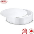 thumbnail image 3 of Crown Cheesecake Pan 9 Inch, 3" Deep, Removable Bottom Cake Pan, Heavy Duty, Pure Aluminum, Made in Canada, 3 of 8