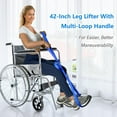 thumbnail image 2 of 42 Inch Leg Lifter, Leg Lifter After Hip Replacement, Leg Lifter for After Knee Surgery, Leg Lifter Strap Rigid with Multi Loops, Leg Lifters Getting Legs in and Out of Bed, Car, Couch, Wheelchair, 2 of 6