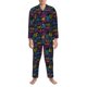 thumbnail image 3 of Balery Graffiti Art Pijama para Hombre de Dos Piezas con Manga Larga, Conjunto de Dormir y Descanso Suave con Bolsillos-XX-Large, 3 of 7