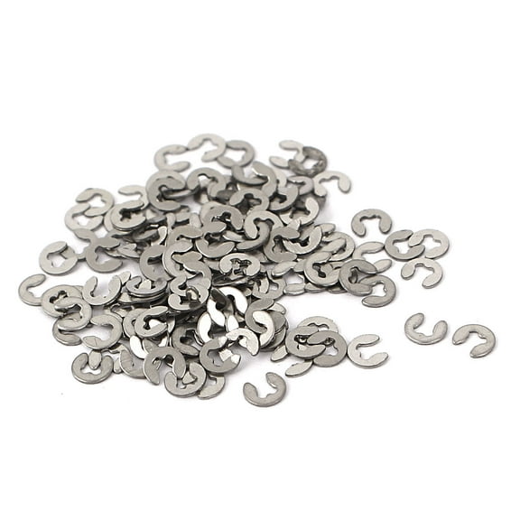 1.2mm x 3mm 304 Stainless Steel Snap Ring External E Clip Circlips 100 Pcs