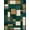 Dark Green, Pattern 4, variant on ODIKA 4'x6' Machine Washable Non-Slip Area Rug, Large Overlapping Circles Modern Abstract Artistry High Traffic Rug, Gray, 170251