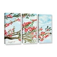 thumbnail image 2 of ArtWall Derek Mccrea "Tree Flowers" 3-Piece Gallery-wrapped Canvas Set, 2 of 2