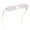 3051_(Gold Pink), variant on LifeArt Pure Titanium Frame Glasses/Blue Light Blocking Reading Glasses, Reduce Eyestrain, Stylish for Men and Women(Gold,+2.50 Magnification)