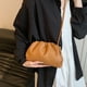 thumbnail image 4 of Fruncida Nube Suave Bolso Mano PU para Mujer Bandolera Color Sólido, 4 of 9