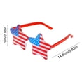 thumbnail image 3 of Amzcrzy Plasti C Sunglasses Lunettes de Soleil Étoile à Cinq Branches Sans Monture Style de Fête Tendance Lunettes Excentriques Rouges Blanches et Bleues Fournitures pour Événements et Fêtes Décorations d'Anniversaire Décorations des Fêtes, 3 of 6