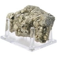 thumbnail image 2 of Plymor Clear Acrylic Rectangular Base with 4 Display Prongs for Geode, Mineral or Crystal Cluster, 1.5" H x 3.375" W x 2.5" D (3 Pack), 2 of 2