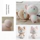 thumbnail image 2 of Vogacara Anime dibujos animados lindo Animal muñeca creativa juguete para regalo juguete jugar felpa movible moda lindo cumpleaños almohadas Animales de peluche y juguetes de peluche Caqui 40CM Vogacara FN011700-02, 2 of 6