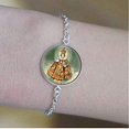 thumbnail image 1 of nfant Jesus Catholic Bracelet, Religious Jewelry Glass Photo Jewelry, 1 of 1