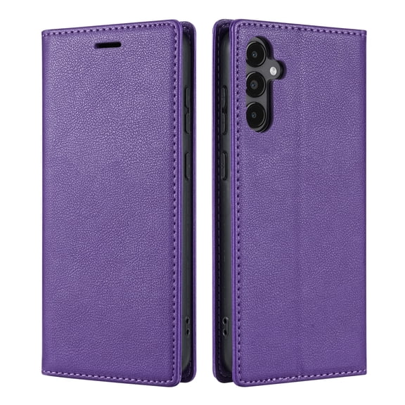 Allytechgroup Wallet Case for Samsung Galaxy S26 6.2", Premium PU Leather Cards Slots Shockproof Anti-Scratch Protective Phone Case for Women Men, Purple