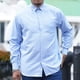thumbnail image 3 of Camisa de hombre a cuadros de manga larga, talla grande 6XL, 7XL, 8XL, 10XL, talla grande, formal, de moda, informal, de diseñador, en blanco y negro, de alta calidad, 3 of 5