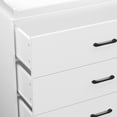 thumbnail image 2 of KULAGAGA 3 Drawer Baby Changing Table, Storage Dresser Chest with Changing Topper, Ideal for Nursery and Kids Room (White), 2 of 6