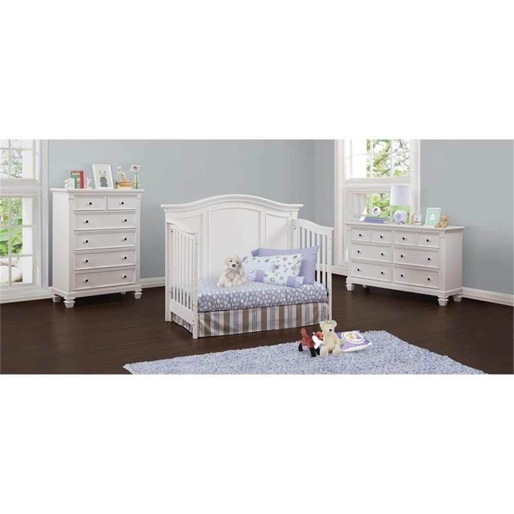 Baby Cache Glendale Toddler Guard Rail in Pure White