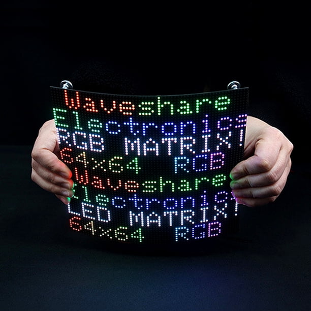 Panel de matriz LED RGB a todo color de 64x32 píxeles para Raspberry Arduino (P3-64x64-F)