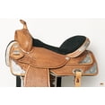 thumbnail image 2 of 17 In Hilason Western Horse Treeless Saddle American Leather Trail Barrel Hilason, 2 of 8