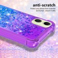 thumbnail image 3 of Funda para Samsung Galaxy A06 Transparente con Brillos Carcasa Protectora Antigolpes con Glitter Brillante, 3 of 5