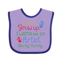 Inktastic Artist Like Mommy Boys or Girls Baby Bib