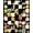 Black, Pattern 2, variant on ODIKA 4'x6' Machine Washable Non-Slip Area Rug, Elegant Black and Design High Traffic Rug, Black, 3510