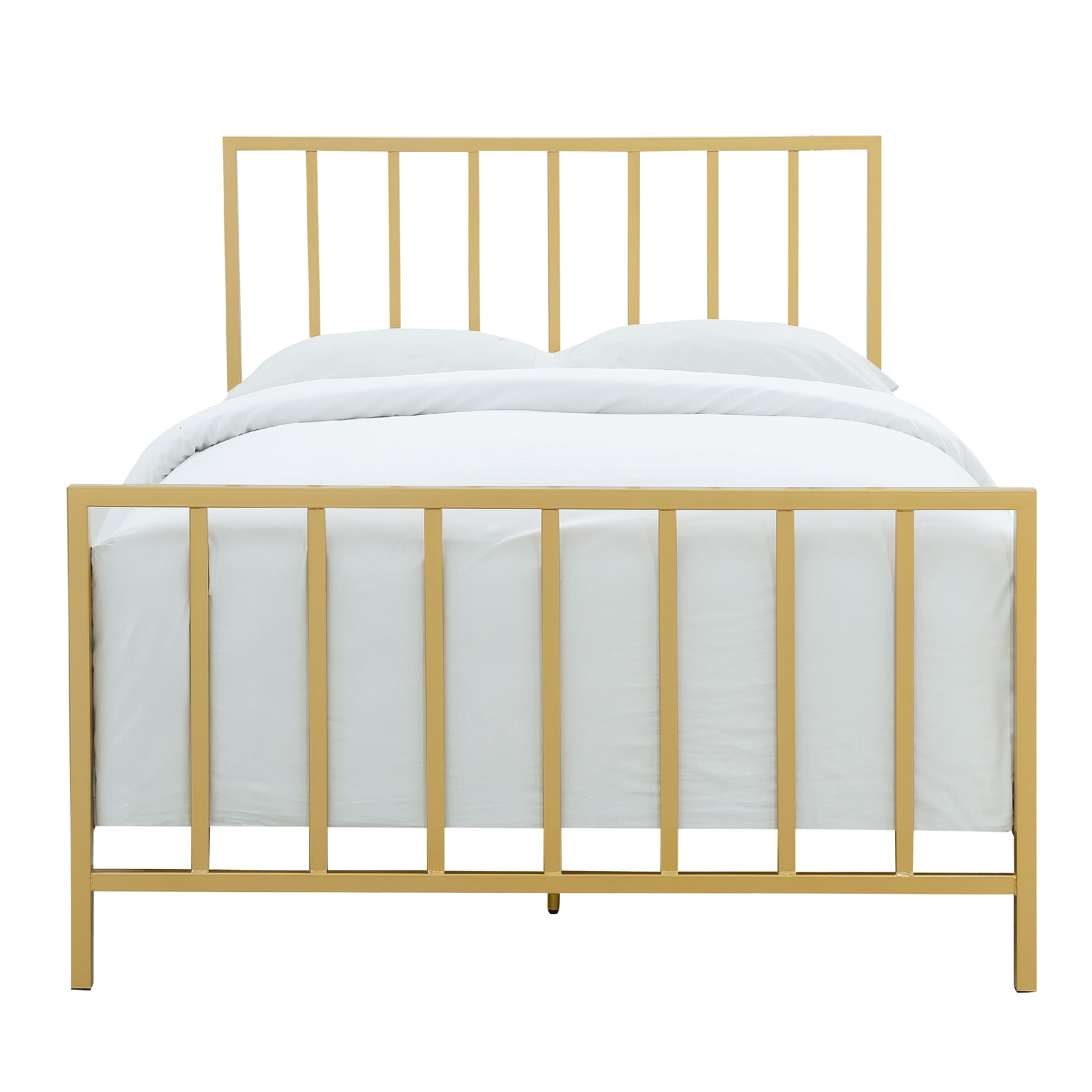 Full Metallic Gold Bed