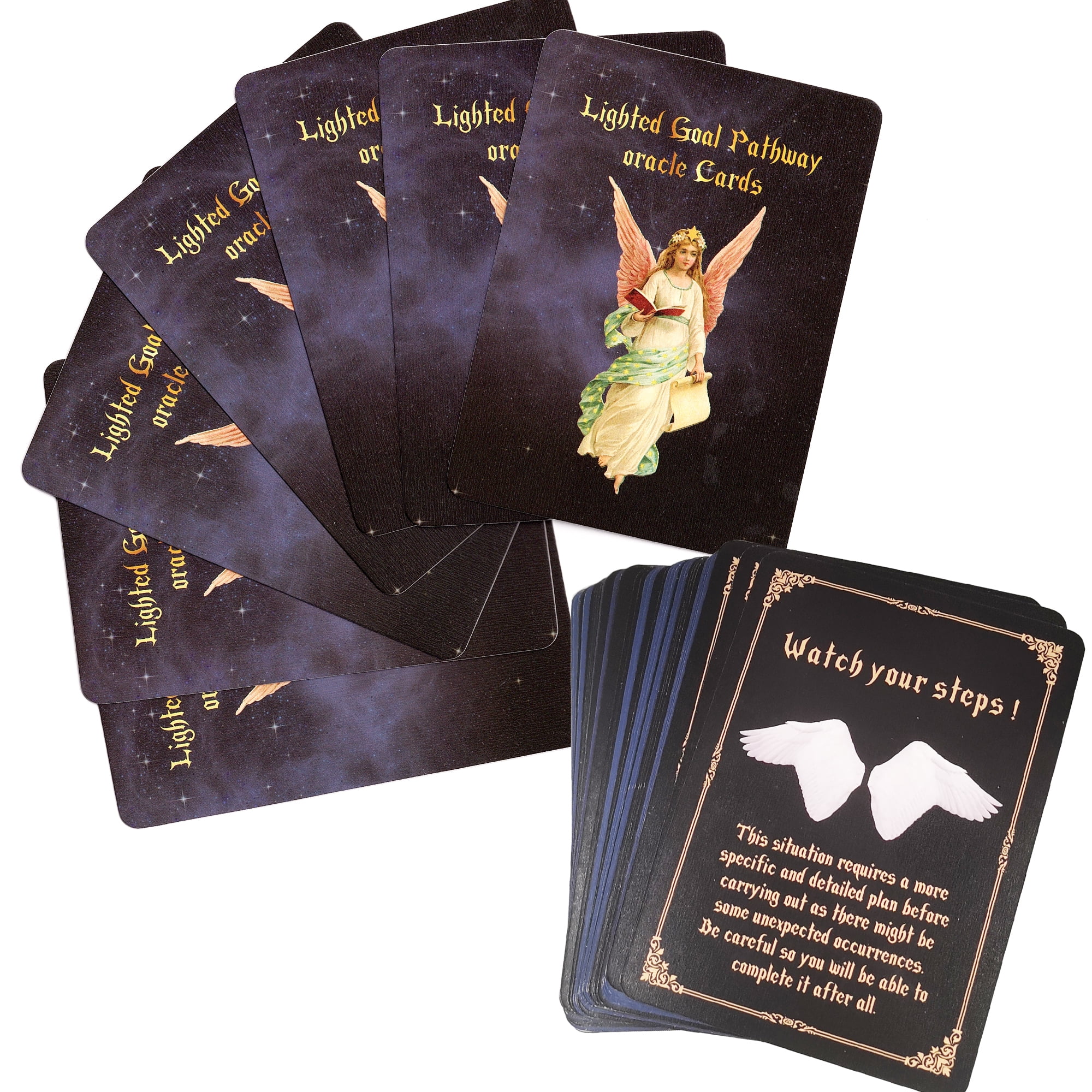 Angel Number Oracle Cards For Beginners - 56 Card Deck For Life Guidance & Spiritual Insight
