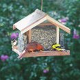 thumbnail image 3 of Perky-Pet Brown Cedar Deluxe Wild Bird Chalet Feeder - 5 lb Capacity, 3 of 4