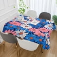 thumbnail image 2 of Yayeee Tablecloths 60" x 120" Rectangle Wrinkle Resistant Party Table Cover, Pink Flowers Pattern, 2 of 8