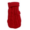 thumbnail image 1 of Unique Bargains Pet Dog Yorkie Twisted Knit Ribbed Cuff Knitwear Sweater Clothes Size 6, 1 of 2