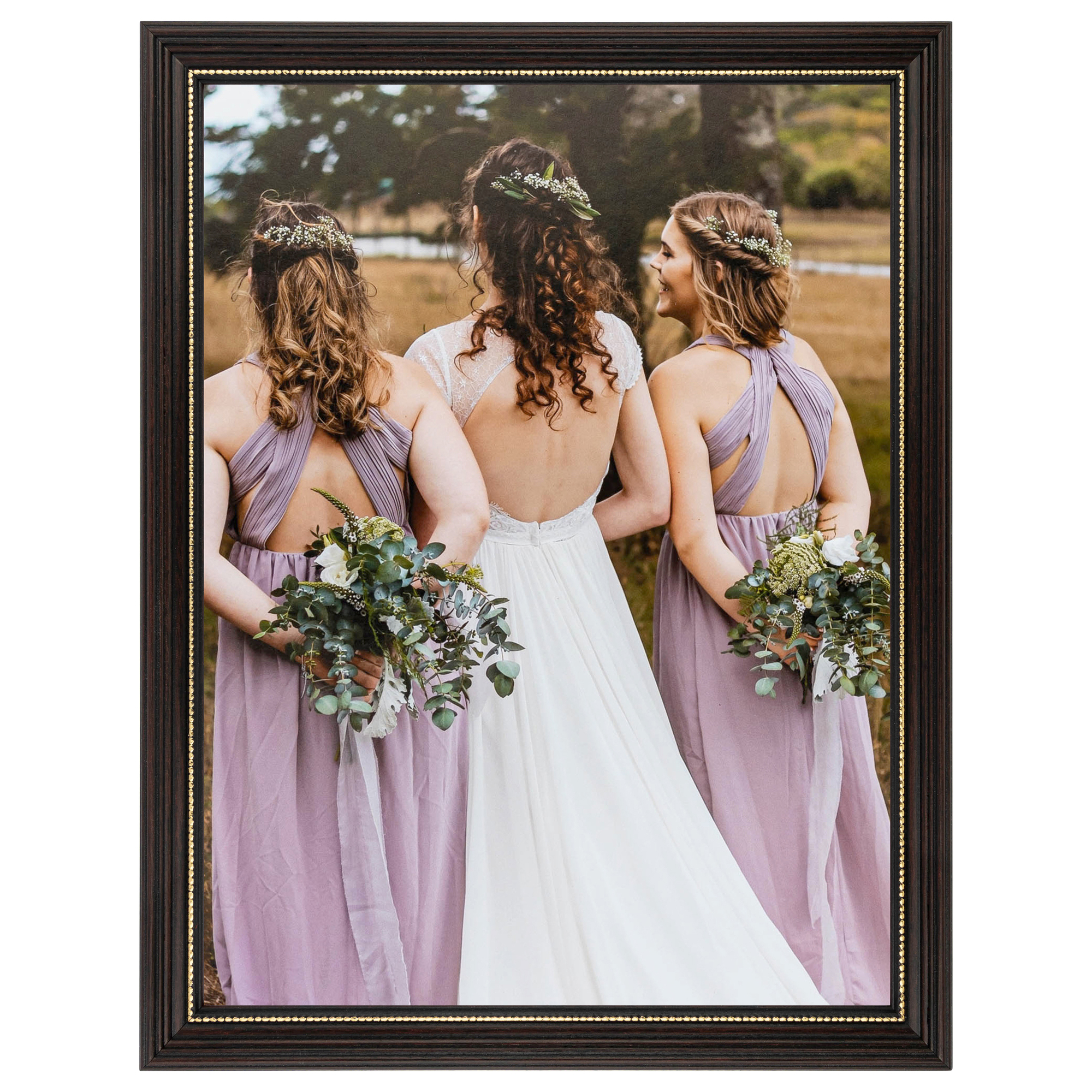 ArtToFrames 18" x 24" Cherry Picture Frame, 18x24 inch Red Wood Poster Frame (WOM-4316)