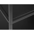 thumbnail image 4 of 3-Shelf Contemporary Metal Bookcase in Black, 4 of 15