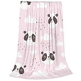 thumbnail image 2 of Bingfone Cute Panda Print Flannel Fleece Blanket Throw Blanket For Bed,Sofa,Couch,Travel,Camping(50"X40"), 2 of 9