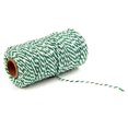 thumbnail image 1 of Decodeary 2mm 100m DIY Cotton Thread Cord String Colorful Cord String Strap Decorative Rope Wire Clothes Making Supplies green + white 1Set, 1 of 6