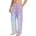 thumbnail image 2 of Xecao Fish Scale1 Men's Straight Lounge Pajama Pants: The Ultimate in Comfortable Sleepwear, 2 of 9