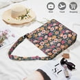 thumbnail image 2 of Retro Boho Daisy Canvas Tote – Cute Yellow Bloom Pattern for Daily Use, 2 of 5