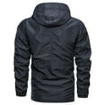 thumbnail image 4 of Suncoda Rain Jackets for Men Waterproof Windbreaker Jacket Mid-length Casual Outdoor Hooded Plus Size Jacket Spring And Autumn Clothes Ski Jackets For Men, 4 of 6