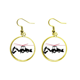 thumbnail image 1 of Ear Dangle Golden Drop Earring Jewelry Mujer Unbranded M, 1 of 3