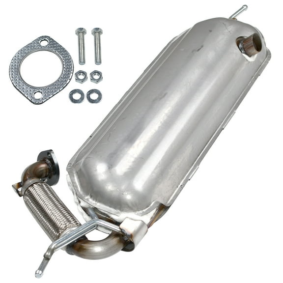 Panlongic Stainless Steel Rear Exhaust Muffler For 2008 - 2015 Smart Fortwo 1.0L