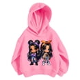 thumbnail image 4 of Shadoumai Cute Hoodies for Girls Kids Printed Pattern Long Sleeve with Pockets Soft Casual Outwear Coat Children Kid's Fall Winter Outfits, 4 of 4