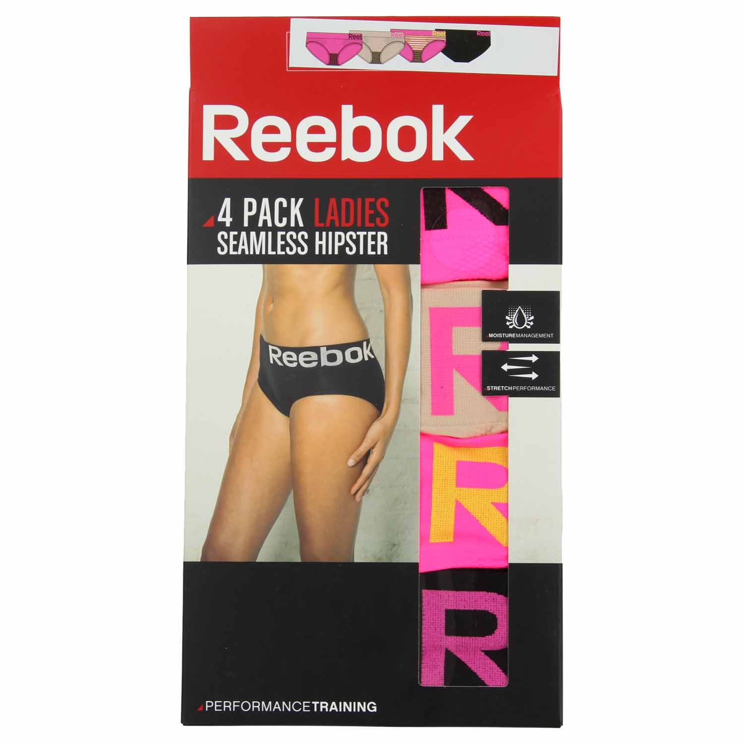 reebok seamless hipster 5 pack