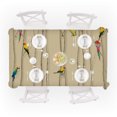 thumbnail image 3 of Mantel rectangular con diseño de flores 3D de Dainzusyful para decoración del hogar, ideal para el comedor y la cocina., 3 of 5