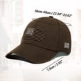 thumbnail image 7 of American Trends Baseball Cap for Men USA Flag Embroidered Baseball Hat Adjustable Golf Hat UV Protection Coffee, 7 of 7