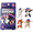 Hip Hop Animals, variant on BioSwiss Bandages, Assorted Shaped Self Adhesive Bandage, Unicorn, Cupcakes, Lips, Bacon, Stars and More, Latex Free Sterile Wound Care for Kids and Adults, 100 Count