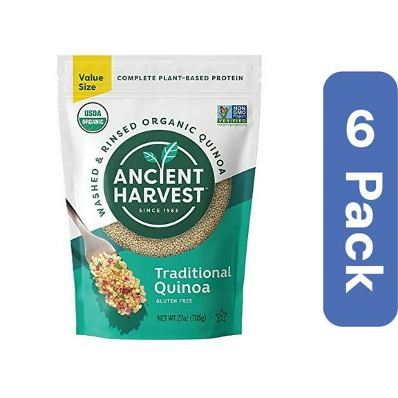 ANCIENT HARVEST Quinoa Og2, Trdtionl whit 27 Ounce (Pack Of 6),,