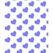 Soft Lavendar Hearts Edible Cake & Cupcake Image Decoration Frosting Sheet