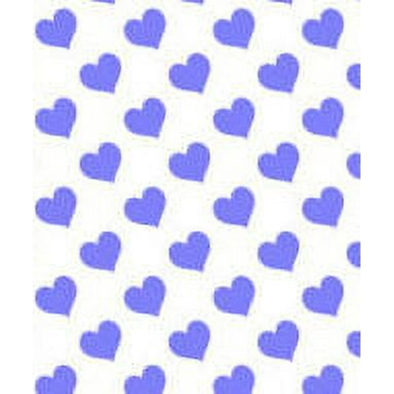 Soft Lavendar Hearts Edible Cake & Cupcake Image Decoration Frosting Sheet